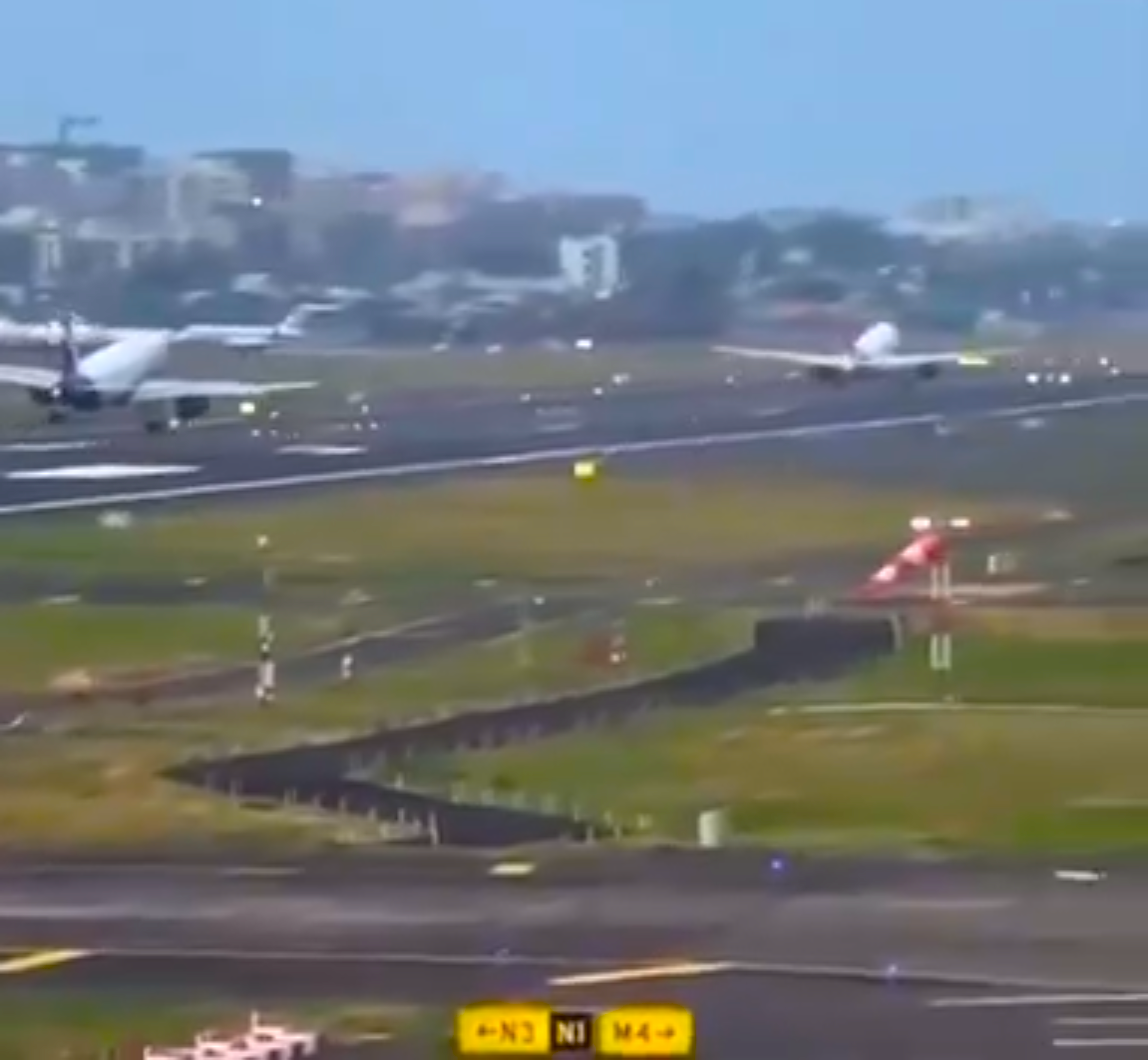 Reminder of Haneda Tragedy : Indigo  and  Air India Planes Came Dangerously Close on Runway 27 at Mumbai Airport 
